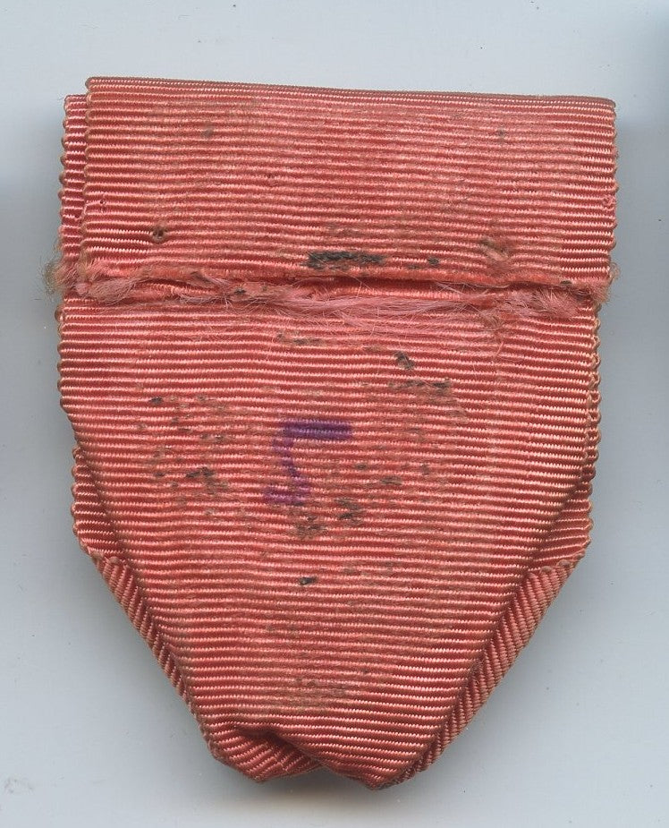 ruban ordonnance avec rosette officier de la légion d'honneur ancien passé