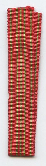 Belgique : Ruban réduction croix de guerre 14-18 10 mm, 10 cm de long