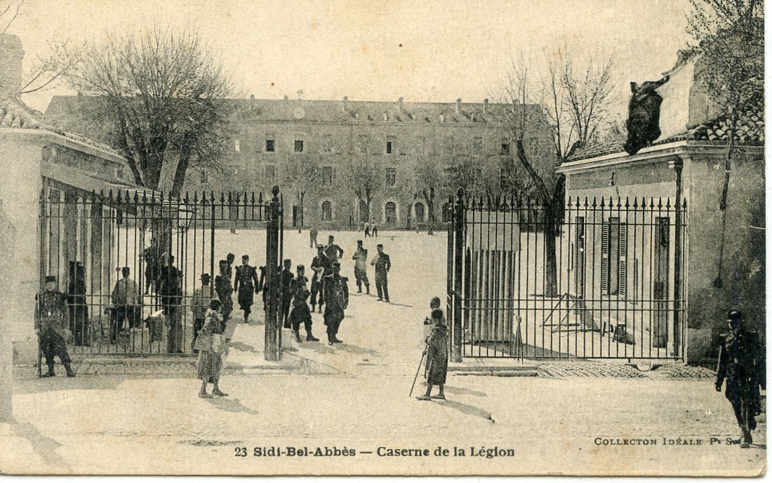 avant 1914 : CPA Sidi Bel Abbes caserne de la Légion