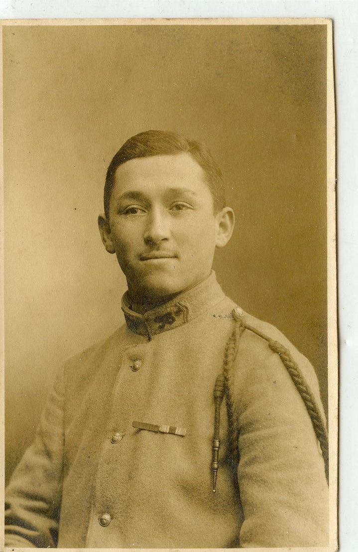 1914-1918 : photo d'un poilu à priori 96°RI décoré