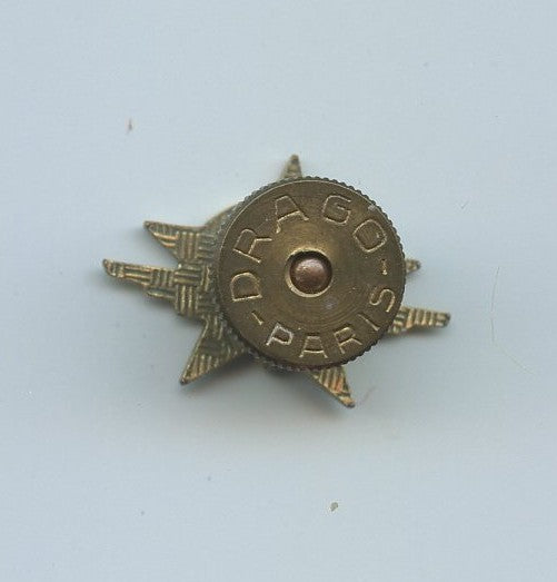 Parachutistes : insigne réduction 1° régiment de chasseurs parachutistes, Drago paris émail 21 x 14 mm